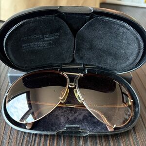 Porsche Design by Carrera Gold Frame Brown or Black Lens Aviator Sunglasses 😎